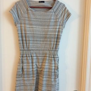 Gap grey stripe casual dress- Size S